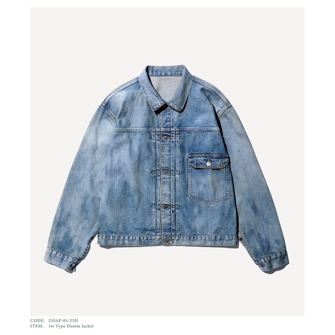 A.PRESSE 25SS 1st Type Denim Jacket